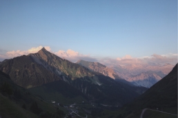 Alpenglow in the Great Walser Valley