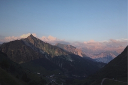 Alpenglow in the Great Walser Valley