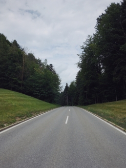 Straße in Lingenau