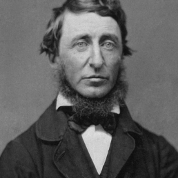 Henry David Thoreau on a ninth-plate daguerreotype created on June 18th 1856