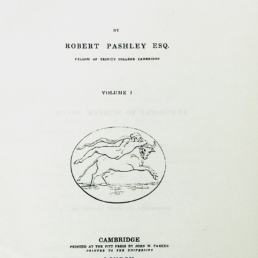 Cover of the first volume of Travels in Crete by Robert Pashley