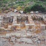 Bird's eye view of the temple of Anemospilia